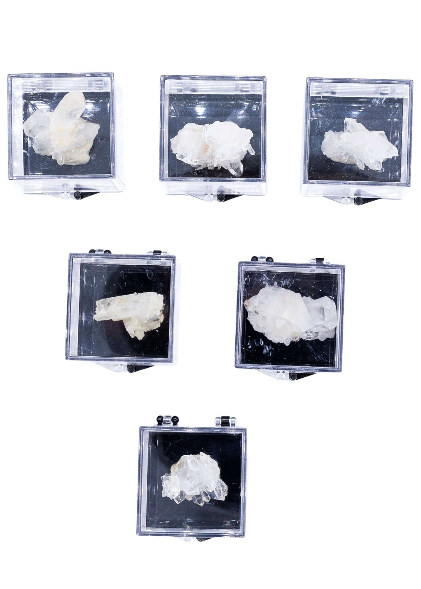 Arkansas Quartz Crystal Perky Box Display (Assorted)