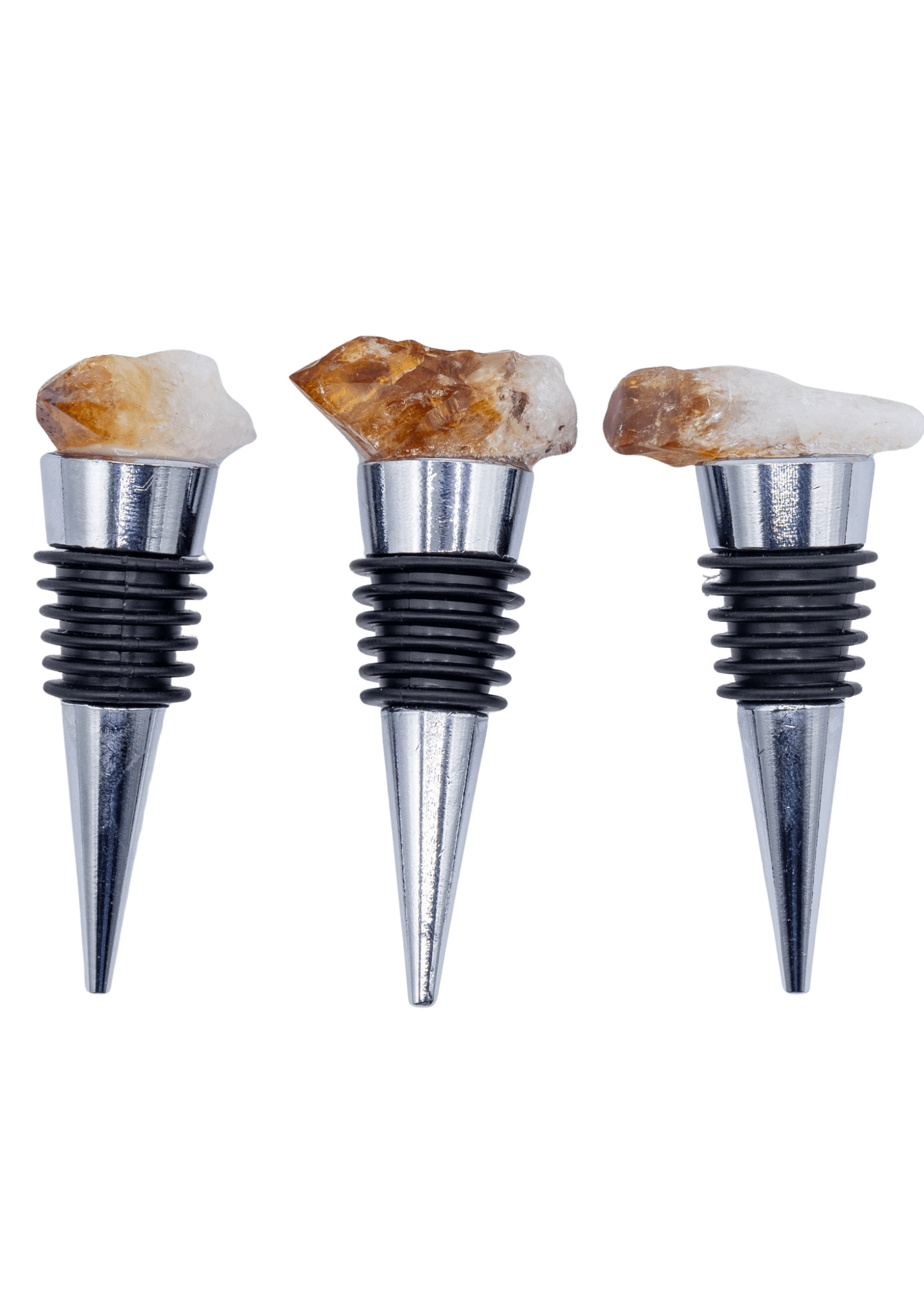 Citrine Crystal Wine Stopper