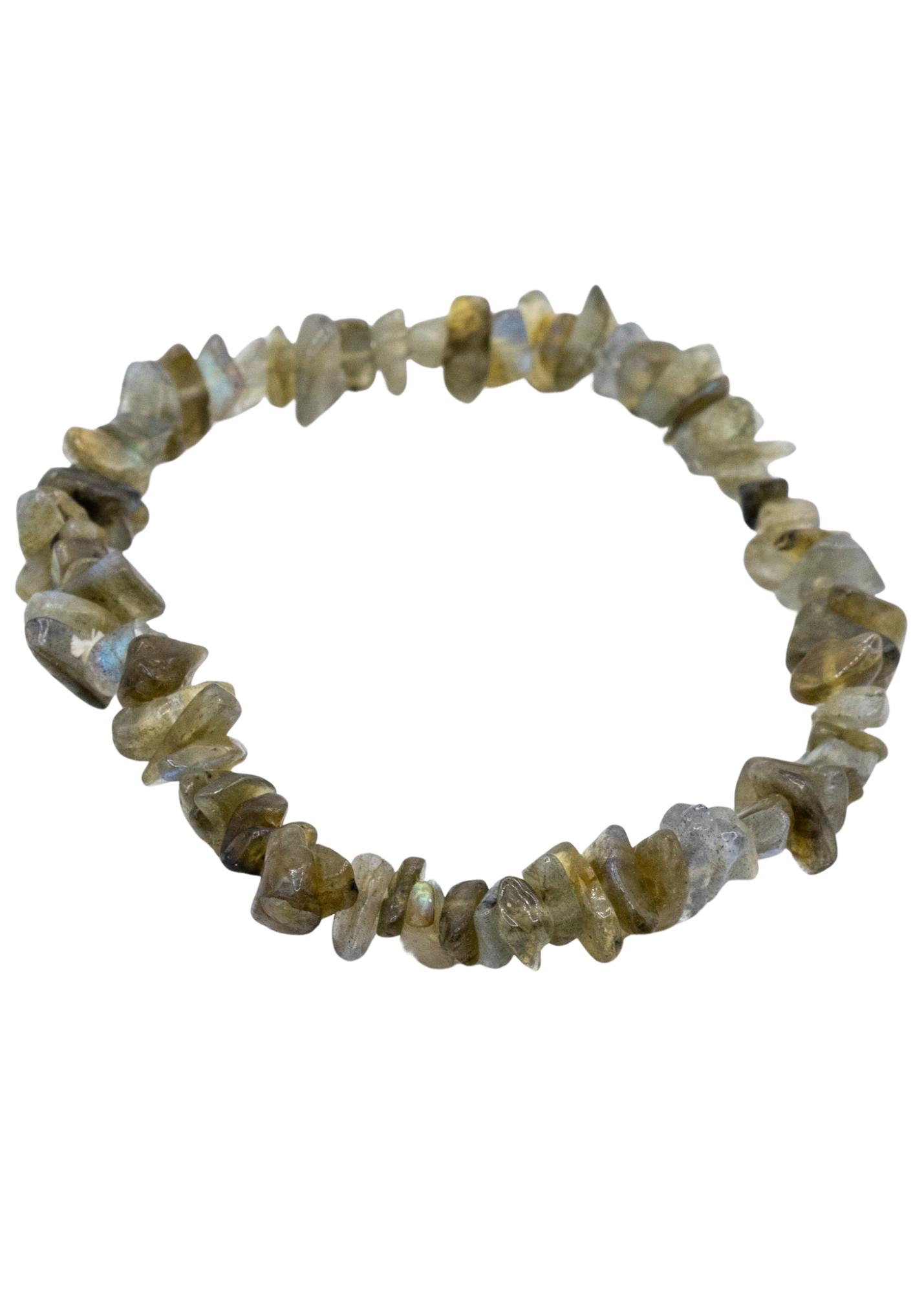 Labradorite Chip Stretch Bracelet