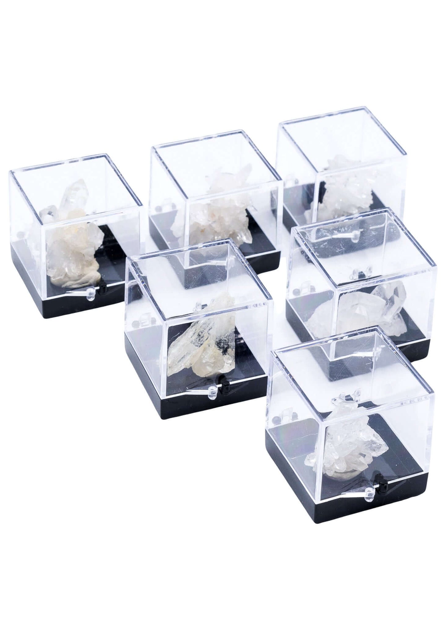 Arkansas Quartz Crystal Perky Box Display (Assorted)