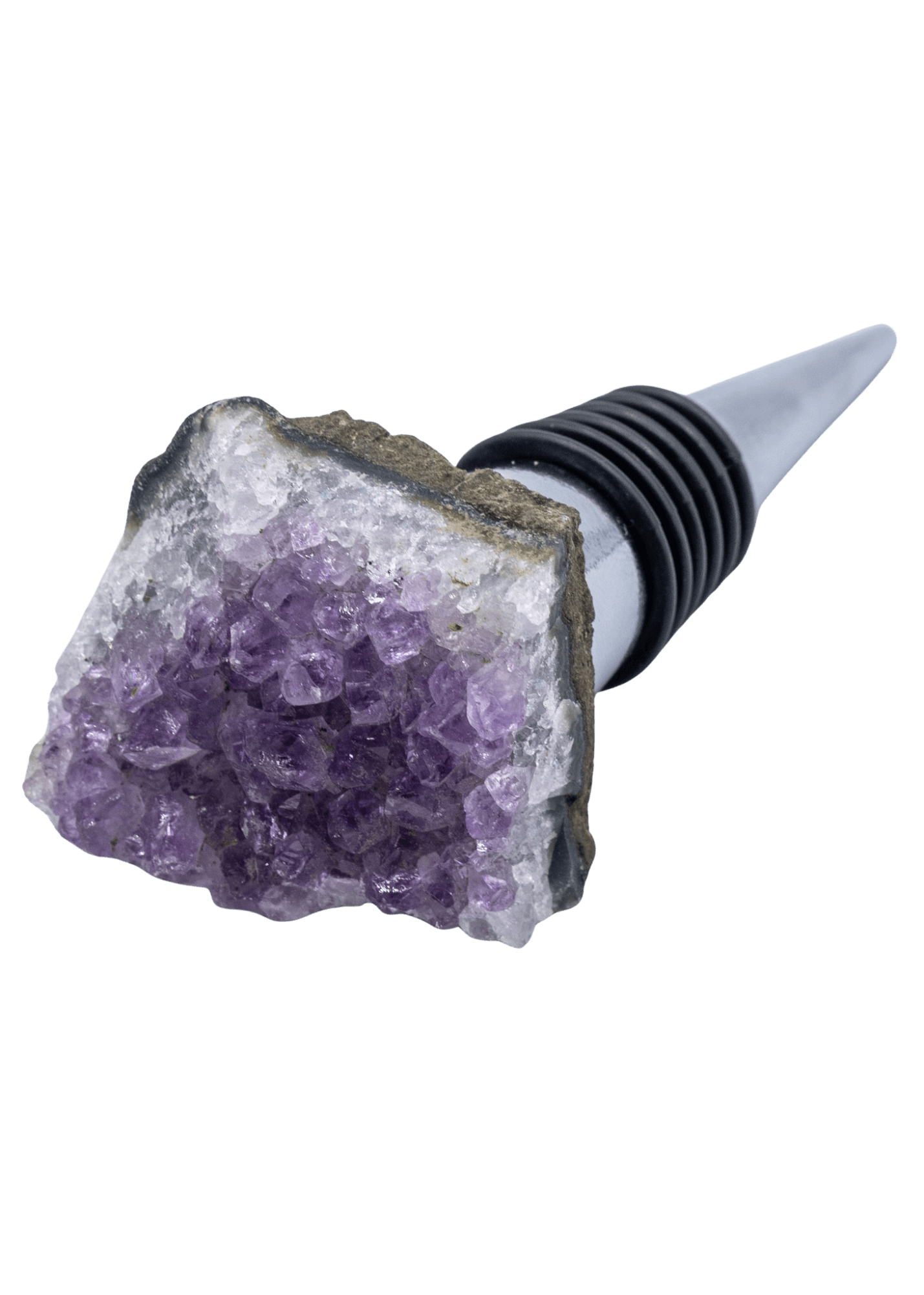 Amethyst Crystal Cluster Wine Stopper