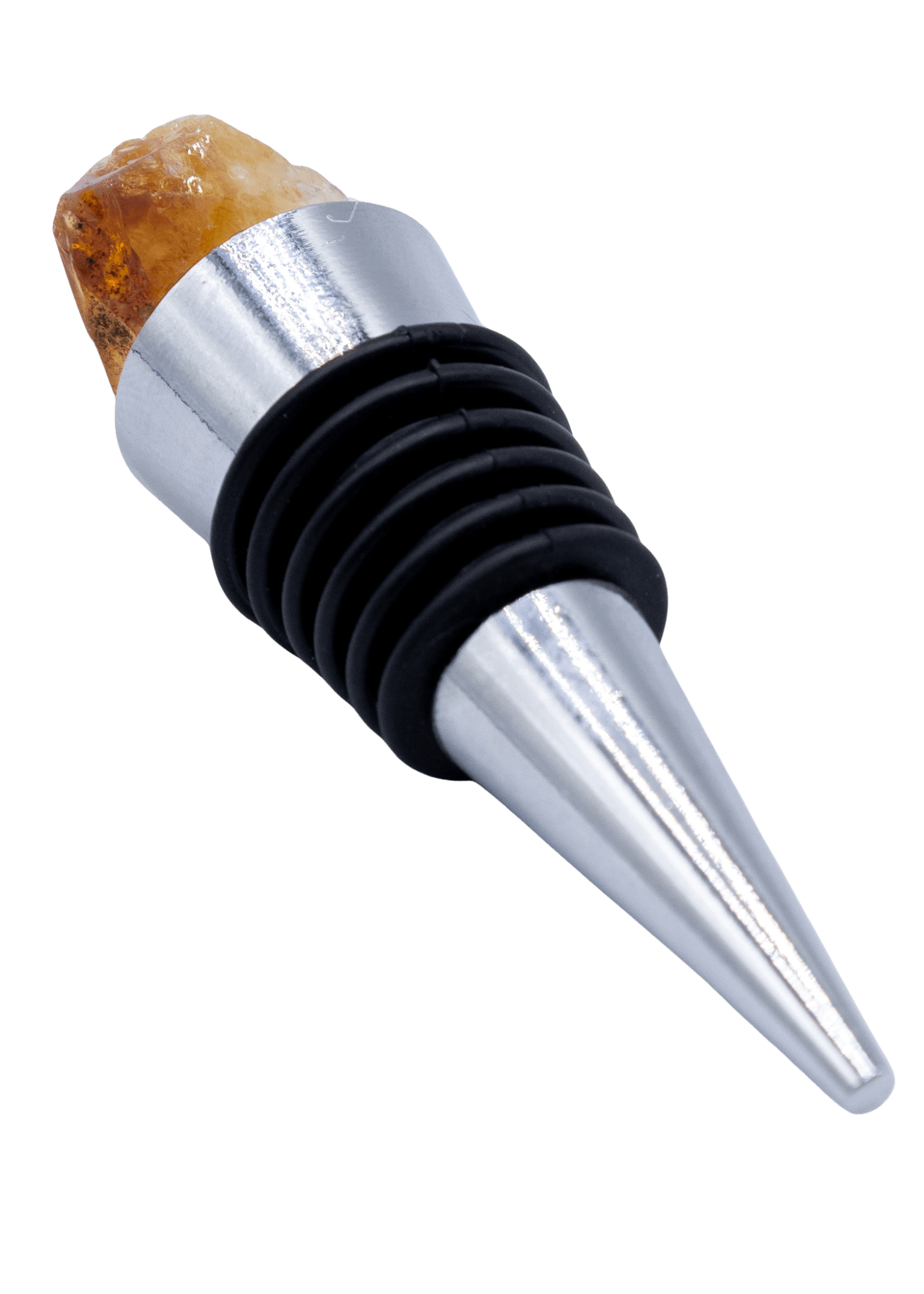 Citrine Crystal Wine Stopper