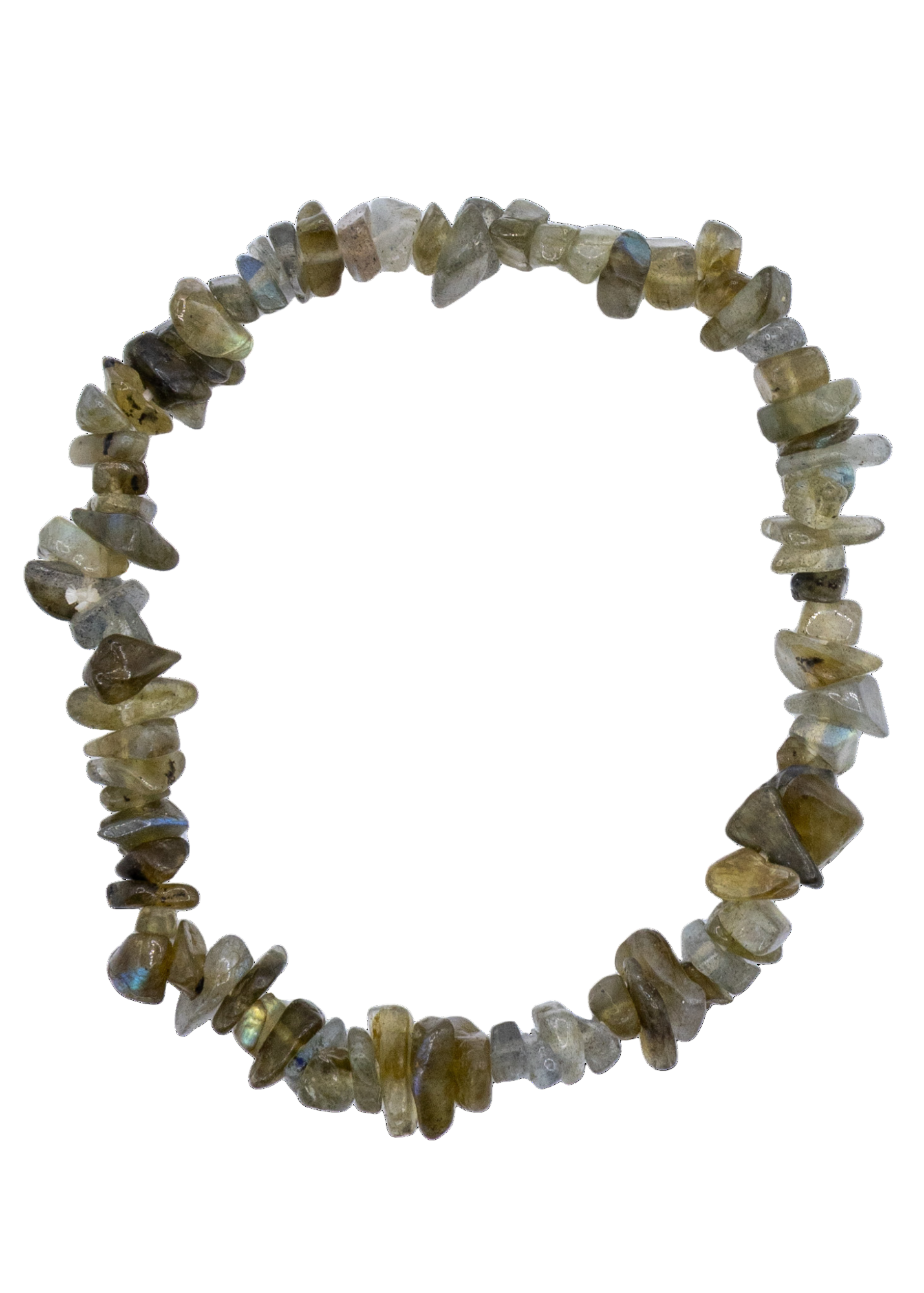 Labradorite Chip Stretch Bracelet
