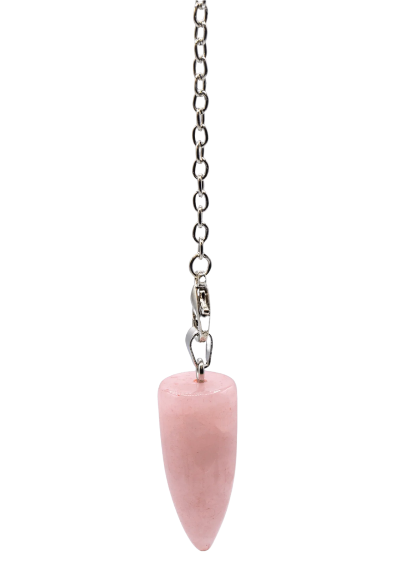 Rose Quartz Tear Drop Pendulum