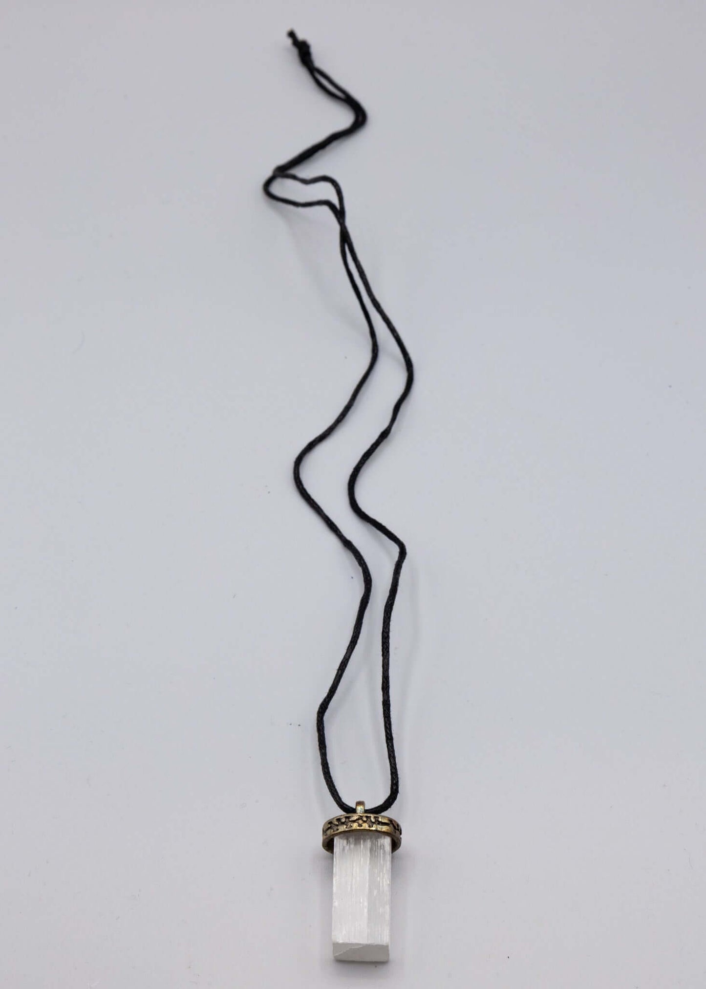 Selenite Crystal Necklace